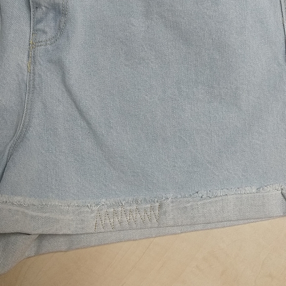 a loves a Paperbag High Waist Denim Shorts Frost - Picture 8 of 8